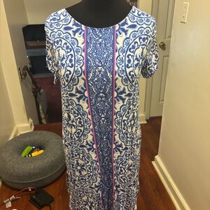 EEUC Lilly Pulitzer Ophelia Swing Dress in Pooling Around Size SMALL